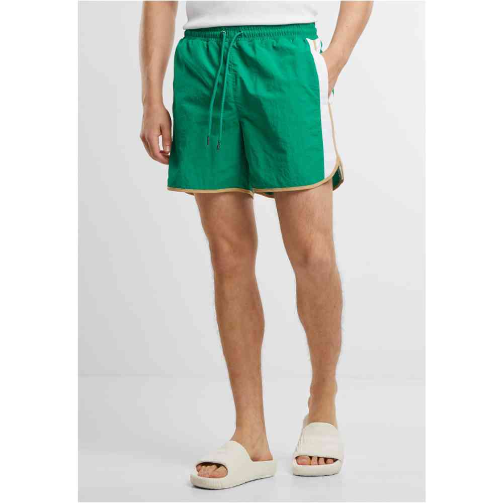 Urban Classics - Retro Look Swim shorts - Green